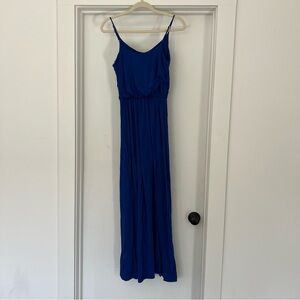 Lush Royal Blue Maxi Dress—Small